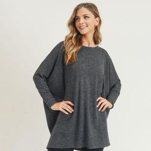 NWT Charcoal Dolman